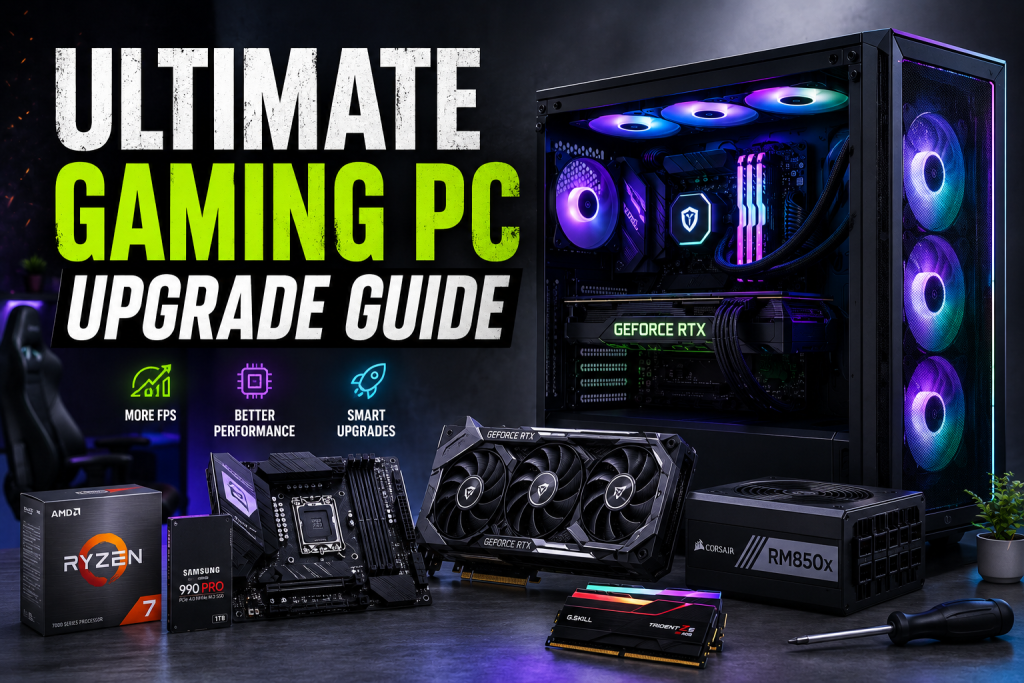 The Ultimate Gaming PC Upgrade Guide (2026) — Boost FPS, Load Games Faster & Future-Proof Your Setup