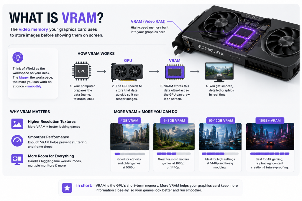 what is vram