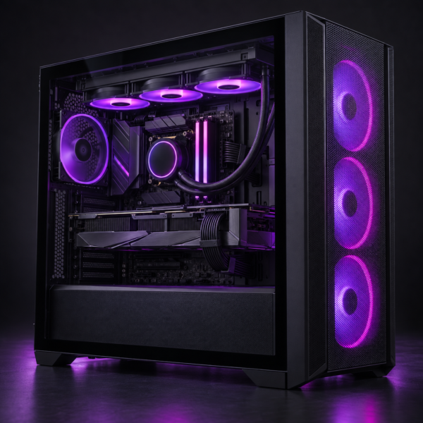 Glitchtech Orbit 9800X3D / RTX 5090 gaming PC