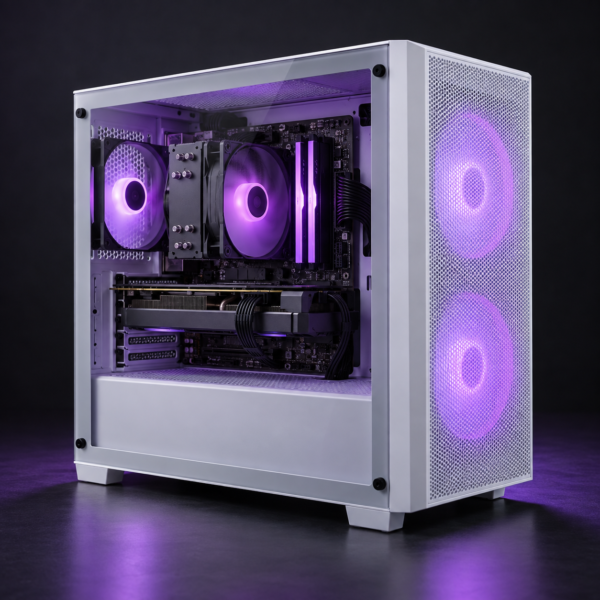 Glitchtech Spark 5500 / RTX 5050 gaming PC